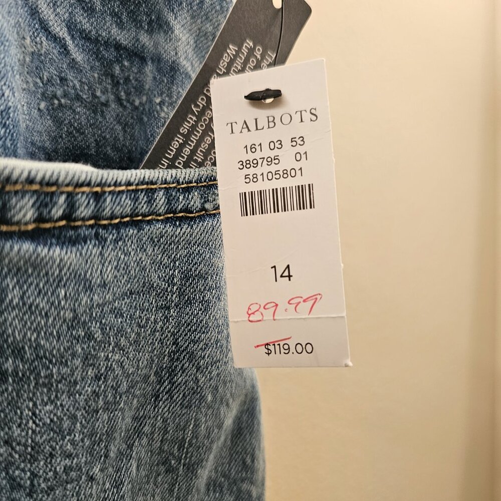 Talbots Straight Ankle Cut Jeans - Picture 5 of 5